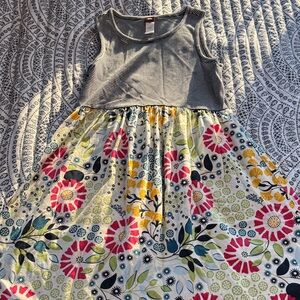 Tea Collection Striped and Floral Kids Dress